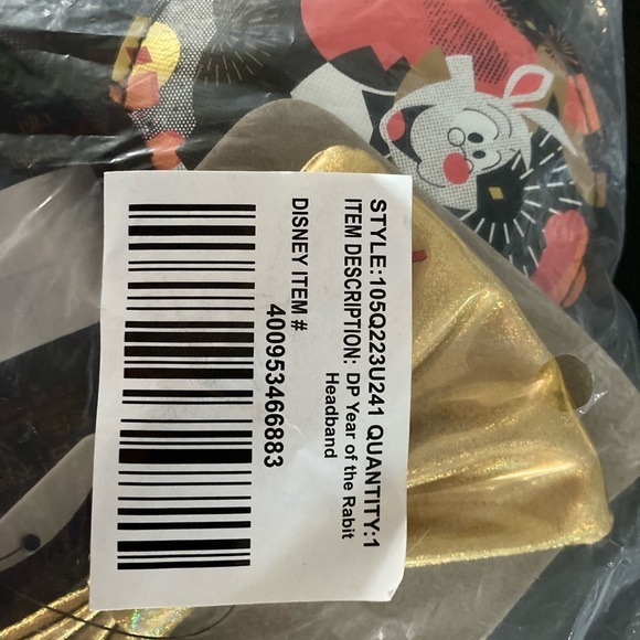 Disney Loungefly Lunar New Year of the Rabbit Mickey ears headband main image 4